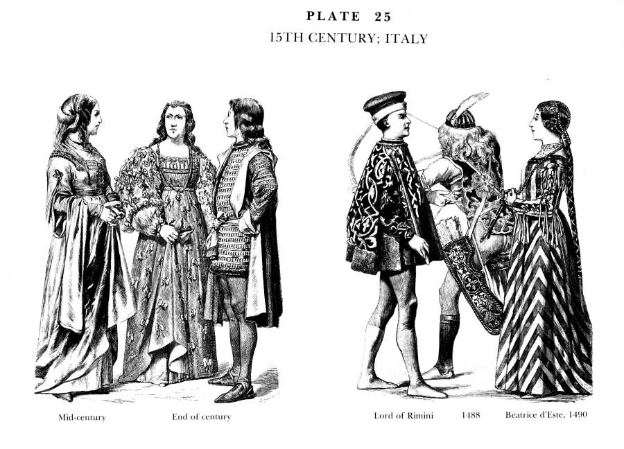 Planche 25a XVe Siecle - Italie - 15Th Century - Italy.jpg
